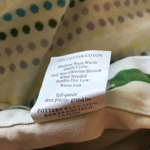 PB Teen duvet cover and shams - Picture 5 of 5